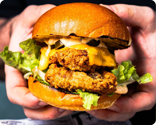 Southern Fried Chicken Burger
