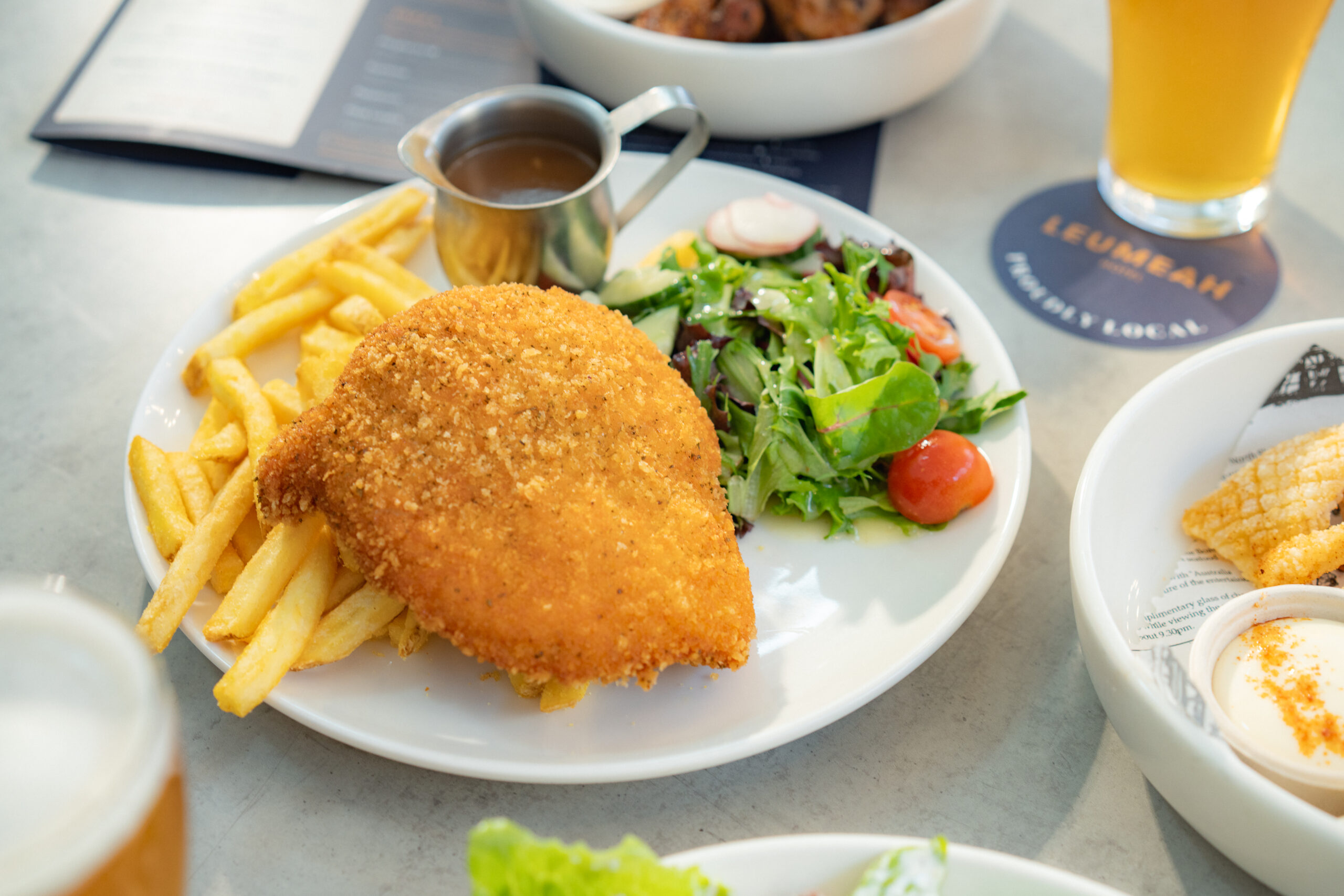 Panko Crumbed Chicken Schnitzel